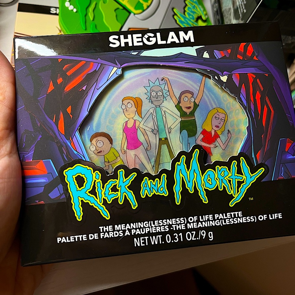 rick and morty X sheglam the meaning(lessness) of life eyeshadow palette